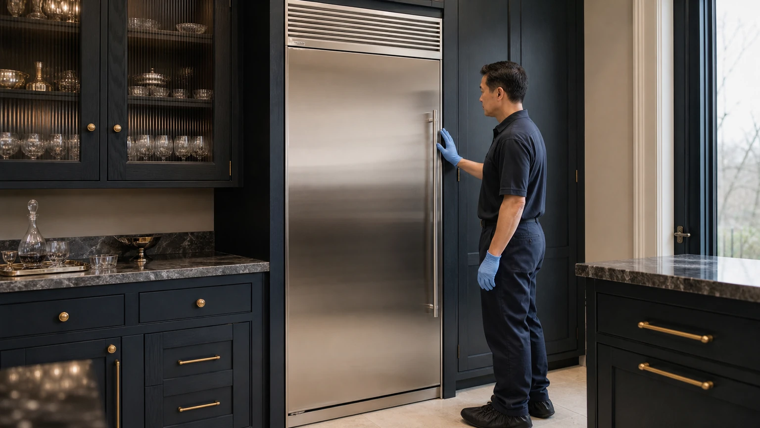 Built-in refrigerator diagnostic visit in Wilton